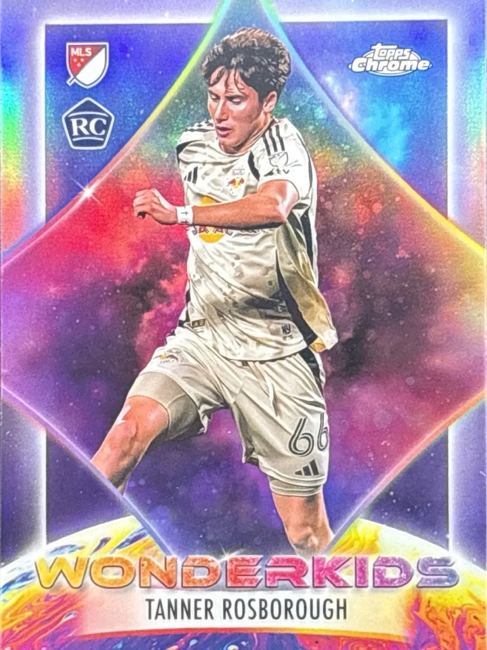 Topps Chrome Wonderkids Tanner Rosborough Rookie Soccer Card